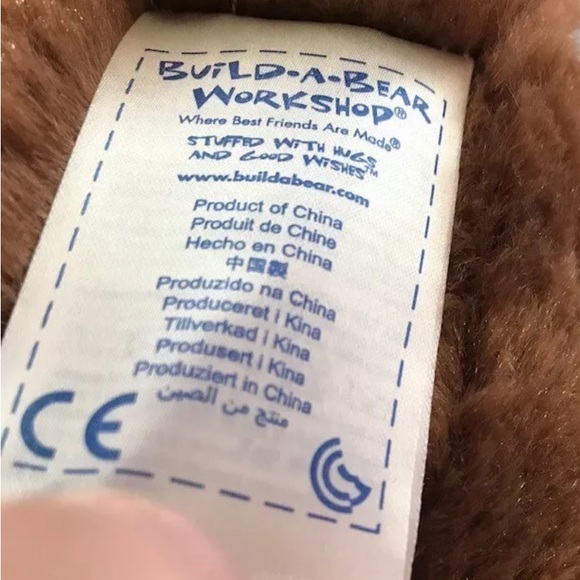 Build A Bear Dark Brown Floppy Ears Bunny Rabbit Plush Stuffed Toy Hugs - Picture 4 of 5